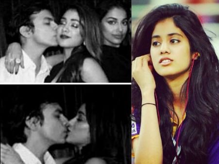 ശ്രീദേവിയുടെ മകളുടെ ലിപ് ലോക്ക് വൈറലാകുന്നു; കാമുകനൊപ്പമുള്ള ആഘോഷം കാണൂ...