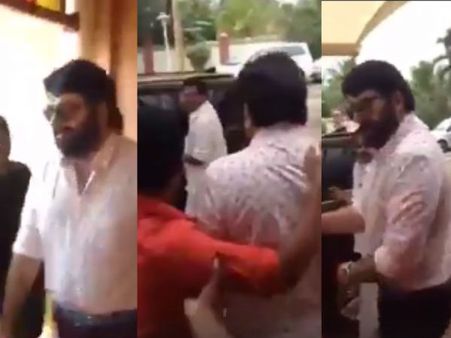 സെല്‍ഫി എടുക്കാന്‍ തോളില്‍ കൈയ്യിട്ട ആരാധകനെ തള്ളിമാറ്റി മമ്മൂട്ടി; വീഡിയോ വൈറലാകുന്നു