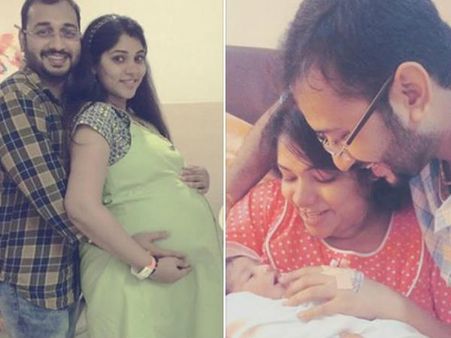മുക്തയും കുഞ്ഞും സുഖമായിരിക്കുന്നു, ഫേസ്ബുക്കില്‍ കുഞ്ഞിന്റെ ആദ്യ ഫോട്ടോ