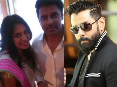 വിവാഹ നിശ്ചയ മോതിരം മോഷണം പോയി; പരാതിയുമായി വിക്രമിന്റെ മകള്‍