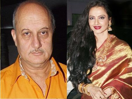 നടി രേഖ മോഹിനിയാണെന്ന അനുപം ഖേറിന്റ പ്രസ്താവന വീണ്ടും ചൂടുപിടിക്കുന്നു...