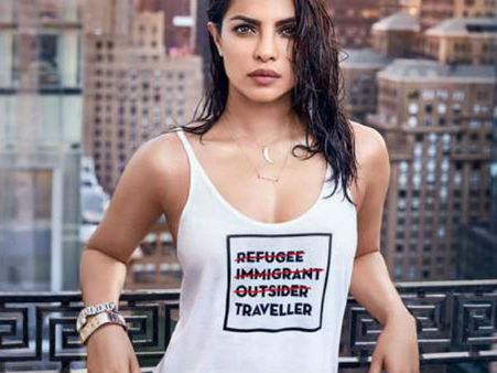 പ്രിയങ്കയുടെ ടീ ഷര്‍ട്ടും വിവാദത്തില്‍; ട്വിറ്ററില്‍ പൊങ്കാലയുമായി ആരാധകര്‍