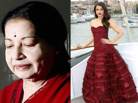 വെളളിത്തിരയില്‍ തന്നെ അവതരിപ്പിക്കാന്‍ കഴിയുന്ന നടി ഐശ്വര്യ റായ് മാത്രമെന്നാണ് അന്ന് ജയലളിത പറഞ്ഞത്