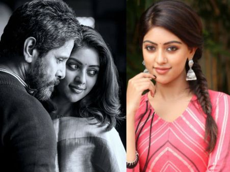 വിക്രമിന്റെ ചില തീരുമാനങ്ങള്‍ കാരണം ധ്രുവനച്ചിത്തിരത്തില്‍ നിന്ന് അനു ഇമ്മാനുവല്‍ പിന്മാറി !!