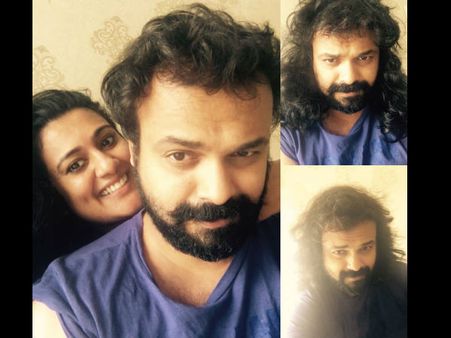 ഭാര്യയുടെ മുടി വച്ച് കുഞ്ചാക്കോ ബോബന്റെ സെല്‍ഫി, പ്രണവ് മോഹന്‍ലാലിനെ പോലെയുണ്ടെന്ന്