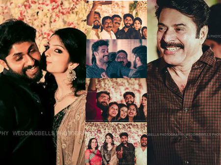 നിവിനില്ല, ലാലില്ല, പൃഥ്വിയില്ല, പക്ഷെ എല്ലായിടത്തും മമ്മൂക്കയുണ്ട്; ധ്യാനിന്റെ റിസപ്ഷന്‍ ഫോട്ടോകള്‍