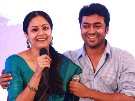 അന്ന് ജ്യോതിക പ്രവചിച്ചതു പോലെ തന്നെ സംഭവിച്ചു, ഇത്തവണ സൂര്യയ്ക്ക് ഗോള്‍ അടിച്ചു !!