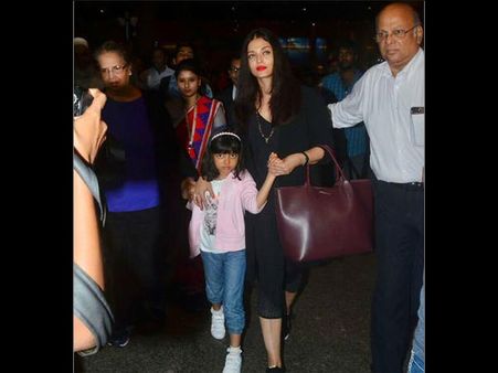 എയര്‍പോര്‍ട്ടിലെ തിക്കും തിരക്കും കണ്ട് മകള്‍ പേടിച്ചു! ആരാധകരോട് ദേഷ്യപ്പെട്ട് ഐശ്വര്യ റായ്!