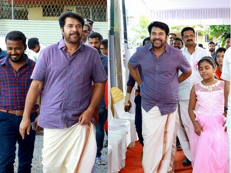 പ്രൊഡക്ഷന്‍ കണ്‍ട്രോളര്‍ ബാദ്ഷായുടെ ഗൃഹപ്രവേശന ചടങ്ങില്‍ മമ്മൂട്ടി എത്തിയപ്പോള്‍