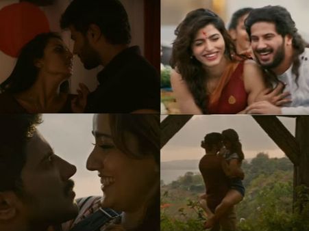 ദുൽഖറും നാല് പെണ്ണുങ്ങളും... എന്തൊരു റൊമാൻസ് എൻറെ പൊന്നോ...