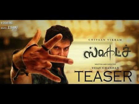 വിക്രത്തിന്റെ സ്‌കെച്ച് ഏറ്റു... ഹിറ്റ് ചാര്‍ട്ടില്‍ ഇടം നേടി സ്‌കെച്ച് ടീസര്‍ കുതിക്കുന്നു!