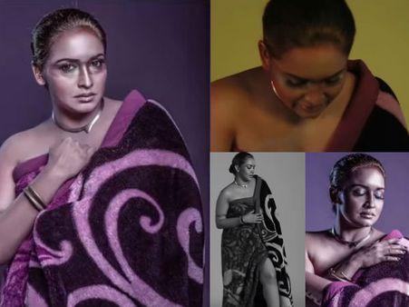 കമ്പിളി പുതപ്പ് കൊണ്ട് നാണം മറച്ച് ലെനയുടെ ഗ്ലാമര്‍ ഫോട്ടോഷൂട്ട്.. ഇത് നമ്മുടെ ലെന തന്നെയോ!!!