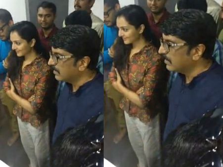 വില്ലന്റെ വിജയം കേക്ക് മുറിച്ച് ആഘോഷിച്ച് മഞ്ജുവും ഉണ്ണികൃഷ്ണനും, മോഹന്‍ലാല്‍ എവിടെ?