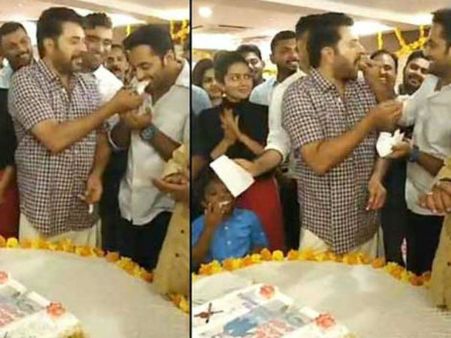 മാസ്റ്റര്‍പീസ് സൂപ്പര്‍ഹിറ്റ്, വിജയലഹരിയില്‍ മമ്മൂട്ടിയും സംഘവും,കേക്ക് മുറിച്ച് ആഘോഷം,വീഡിയോ കാണൂ!