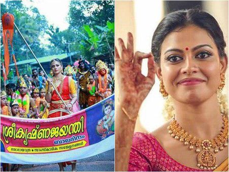 സംഘിയായതിനാലാണോ ഭാരതാംബയായത്? അവതാരകനെ പൊളിച്ചടുക്കിയ മറുപടിയുമായി അനുശ്രീ, കാണൂ!