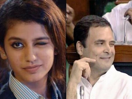 രാഹുൽ ഗാന്ധി മോദിയെ നോക്കി സൈറ്റടിച്ചു!! ക്രെഡിറ്റ് അഡാറ് ലവിനും പ്രിയയ്ക്കും....