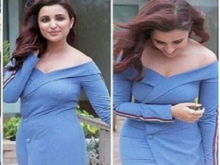 ഇറുകി പിടിച്ച വസ്ത്രം ധരിച്ച് പരിനീതി ചോപ്ര, ഇതിന്റെ വല്ല ആവശ്യമുണ്ടോ, ട്രോളി സോഷ്യൽ മീഡിയ