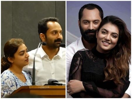 പൊതുവേദിയില്‍ നസ്രിയയെ ചേര്‍ത്ത് നിര്‍ത്തി ഫഹദിന്റെ കുറുമ്പ്! കുറിക്ക് കൊള്ളുന്ന മറുപടിയുമായി നസ്രിയ