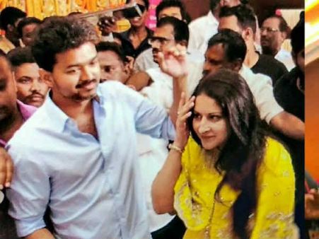 വധുവും വരനും ആരാധകരും ഞെട്ടി!! വിവാഹവേദിയിലേയ്ക്ക് വിജയും ഭാര്യയും.. വീഡിയോ കാണാം