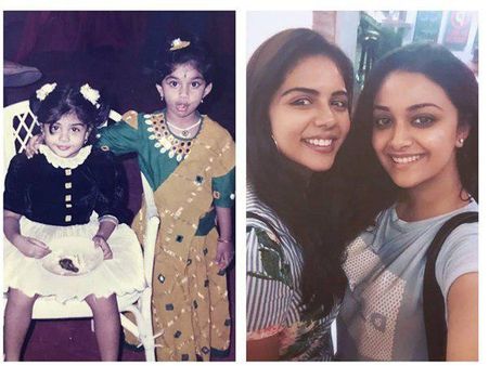 താരപുത്രികള്‍ തമ്മില്‍ വഴക്കാണെന്ന് ആരുപറഞ്ഞു? കല്യാണിയും കീര്‍ത്തിയും ചങ്ക്‌സാണ്! ചിത്രം കാണൂ!