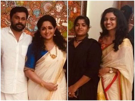 ദിലീപും കാവ്യയുമല്ല, മീനൂട്ടിയാണ് താരം! ചടങ്ങില്‍ സാരിയുടുത്ത് അതീവ സുന്ദരിയായി താരപുത്രി മീനാക്ഷി!