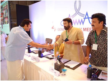 കുറ്റം പറയേണ്ട, കേരളത്തിന് വേണ്ടി അവരൊന്നിച്ചു! മോഹന്‍ലാലും മമ്മൂട്ടിയുമടക്കം താരങ്ങൾ പരിശീലനത്തില്‍