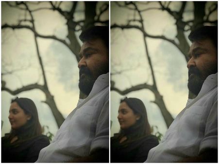 ലാലേട്ടനും മഞ്ജു വാര്യരും ഒറ്റ ഫ്രെയിമില്‍! ഫോട്ടോ എടുത്തത് പൃഥ്വിരാജ്, നായികയും നായകനും കിടുവാണ്!!