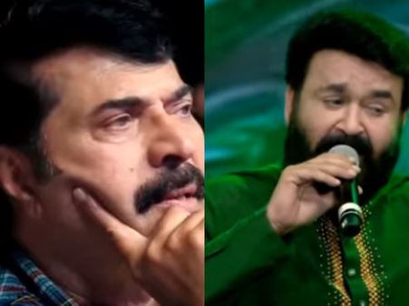 മമ്മൂട്ടിക്കും അറിയാം! മോഹന്‍ലാലും മഞ്ജു വാര്യരും ആടിപ്പാടുമ്പോള്‍ സദസ്സിലിരുന്ന താരം ചെയ്തത്? കാണൂ!