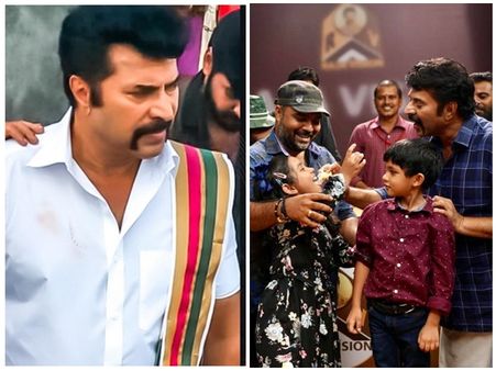 കേക്ക് മുറിച്ച് താരപുത്രി മമ്മൂട്ടിയുടെ വായില്‍ വെച്ച് കൊടുത്തു! മധുരരാജയുടെ ലൊക്കേഷനില്‍ പിറന്നാള്‍