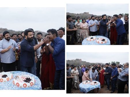 മൂന്ന് വിശേഷങ്ങള്‍! പ്രിയദര്‍ശനും സംഘവും ആഘോഷമാക്കി മാറ്റി! മരക്കാര്‍ സെറ്റിലെ ചിത്രങ്ങള്‍ വൈറല്‍!