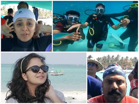 ആദ്യം അൽപം ഭയമായിരുന്നു!! രക്ഷിച്ചത് ടിനി ചേട്ടൻ.. സ്കൂബ ഡൈവിങിനെ കുറിച്ച് യുവഗായിക