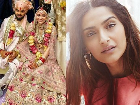 അനുഷ്‌ക ശര്‍മ്മയുടെ വിവാഹ ഫോട്ടോ കണ്ട് കരഞ്ഞുപോയി എന്ന് സോനം കപൂര്‍