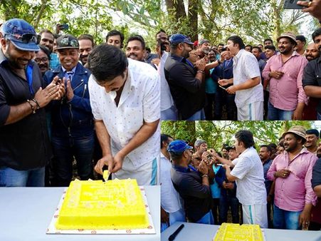 മധുരരാജ സെറ്റില്‍ പേരന്‍പിന്റെ വിജയം ആഘോഷിച്ച് മമ്മൂക്ക! ചിത്രങ്ങള്‍ വൈറല്‍! കാണൂ