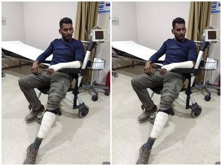 ഷൂട്ടിംഗിനിടെ അപകടം! തമിഴ് നടന്‍ വിശാലിന് പരിക്കേറ്റു, സംഭവം ആക്ഷന്‍ രംഗം ചിത്രീകരിക്കുന്നതിനിടെ..