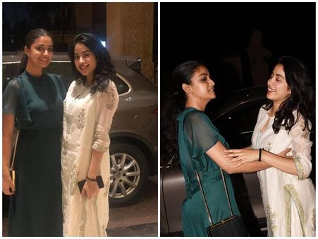 കീർത്തി സുരേഷും ജാൻവി കപൂറും മുംബൈയിൽ!! താരപുത്രിമാരുടെ ചിത്രങ്ങൾ വൈറൽ