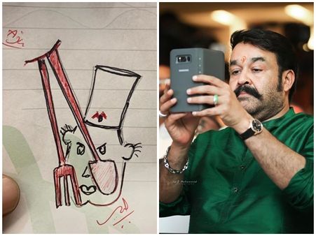 അമ്മയുടെ മീറ്റിംഗില്‍ മോഹന്‍ലാല്‍ വരച്ച ചിത്രം ഇതായിരുന്നോ? ചിത്രങ്ങള്‍ പുറത്ത് വിട്ട് അജു വര്‍ഗീസ്