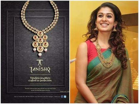 നയന്‍താരയുടെ സൗന്ദര്യം ഇനി തനിഷ്‌കിന്റെ മുഖമുദ്ര!!