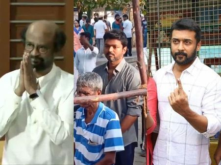 താരജാഡകളില്ലാതെ സൂപ്പര്‍ താരങ്ങള്‍ എത്തി! വരിയില്‍ നിന്ന് വോട്ട് ചെയ്ത് തമിഴ് സിനിമാ ലോകവും! കാണൂ