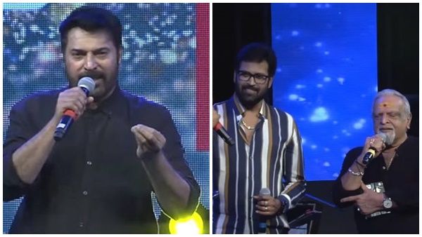 എനിയ്ക്ക് പാടാൻ അറിയില്ല!! പക്ഷെ ഞാൻ പാടും!! ജയചന്ദ്രനൊപ്പം വേദിയിൽ ഗാനമാലപിച്ച് മമ്മൂക്ക, വീഡിയോ