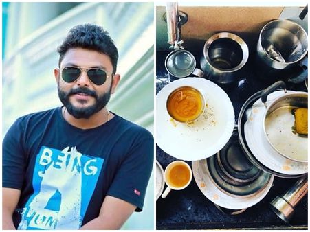 എച്ചിൽ കഴുകാത്ത കൈ കൊണ്ട്‌ തല്ലുകയാണ്‌ വേണ്ടത്‌!! മാതൃദിനത്തിൽ വ്യത്യസ്തനായി മാത്തുക്കുട്ടി