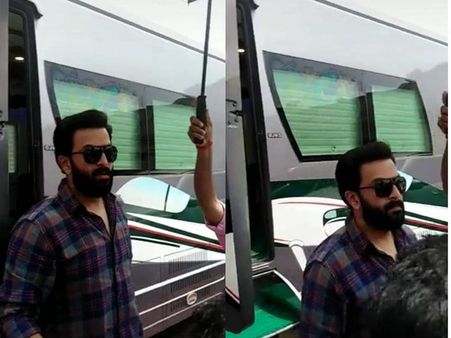 മമ്മൂട്ടിക്ക് പഠിക്കുവാണോ? കട്ടത്താടിയില്‍ കൂളിങ് ഗ്ലാസുമായി പൃഥ്വിരാജ്! പുതിയ ലുക്ക് വൈറലാവുന്നു!