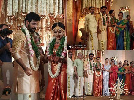 പട്ടുസാരിയും മുല്ലപ്പൂവുമായി കേരളീയ വധുവായി പേളി! പേളിഷ് വിവാഹത്തിന്‍റെ ആദ്യചിത്രങ്ങളിതാ!