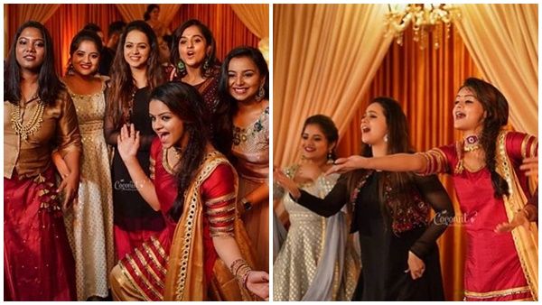 ഭാവനയും കൂട്ടുകാരികളും ആടി തിമിര്‍ത്ത കല്യാണ രാവ്! ചിത്രങ്ങളും വീഡിയോസും വൈറല്‍!