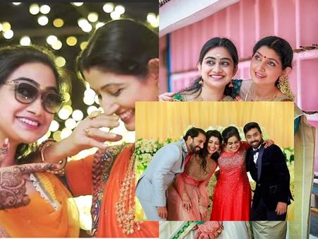 കുഞ്ഞനിയത്തിയുടെ വിവാഹ ജീവിതം ആറാം മാസത്തിലേക്ക്! സന്തോഷ നിമിഷം പങ്കുവെച്ച് ദിവ്യ ഉണ്ണി! കാണൂ!