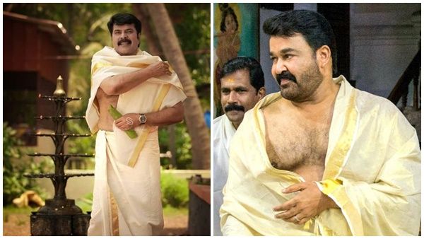 താരരാജാക്കന്മാര്‍ തമ്മില്‍ മത്സരമാണോ? മോഹന്‍ലാലിന് പിന്നാലെ കസവ് മുണ്ടുടുത്ത് മമ്മൂട്ടിയും!