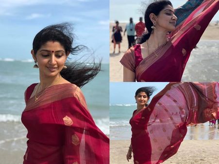 ദിവ്യ ഉണ്ണി തന്നെയാണോ ഇത്! ഭര്‍ത്താവിനൊപ്പം ധനുഷ്‌കോടിയിലെത്തിയ താരത്തിന്‍റെ ചിത്രങ്ങള്‍ വൈറല്‍!