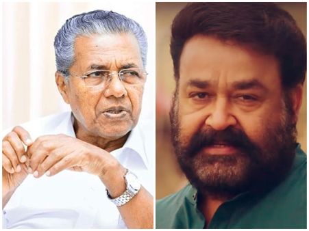 മോഹൻലാലിനെ കണ്ട് ആവേശത്തിൽ ആരാധകർ!! വിമർശനവുമായി പിണറായി.. ഒന്നും മിണ്ടാതെ താരം..
