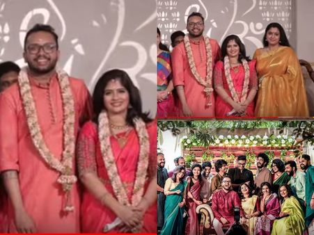 സംയുക്ത വര്‍മ്മയും രജിഷ വിജയനും തിളങ്ങി! സച്ചിന്‍ വാര്യരുടെ വിവാഹത്തിനെത്തിയ താരങ്ങള്‍! കാണൂ!