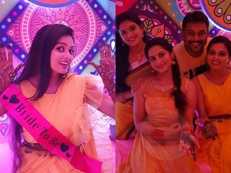 നടി വിഷ്ണുപ്രിയയുടെ മെഹന്ദി ആഘോഷം ഗംഭീരമായി! ചിത്രങ്ങള്‍ സോഷ്യല്‍ മീഡിയയിലൂടെ വൈറലാവുന്നു!