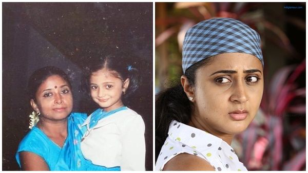 അമ്മക്കൊപ്പമുള്ള ബാല്യകാല ചിത്രം പങ്കുവെച്ച് ലാലേട്ടന്റെയും മമ്മൂക്കയുടേയും ഭാഗ്യ നായിക...